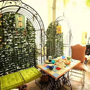 Hand Decorated House With Court Florence
